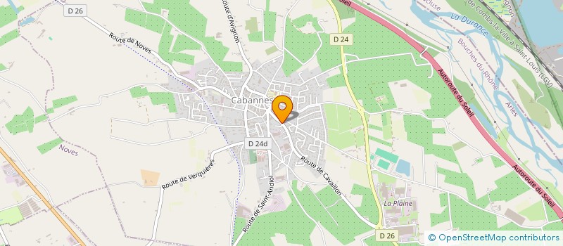 localisation de l'entreprise MONSIEUR ALAIN DRONEAU  CABANNES