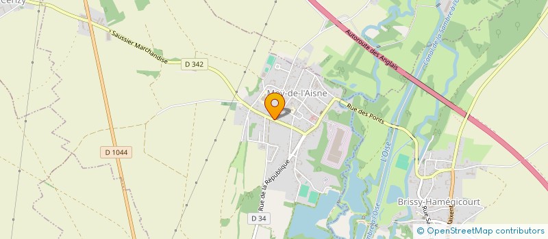 localisation de l'entreprise MONSIEUR ALAIN DROUART à MOY DE L'AISNE