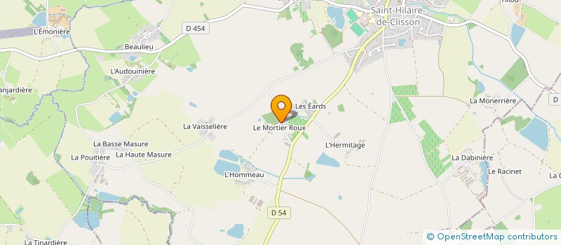 localisation de l'entreprise MONSIEUR ALAIN DROUET  SAINT-HILAIRE-DE-CLISSON