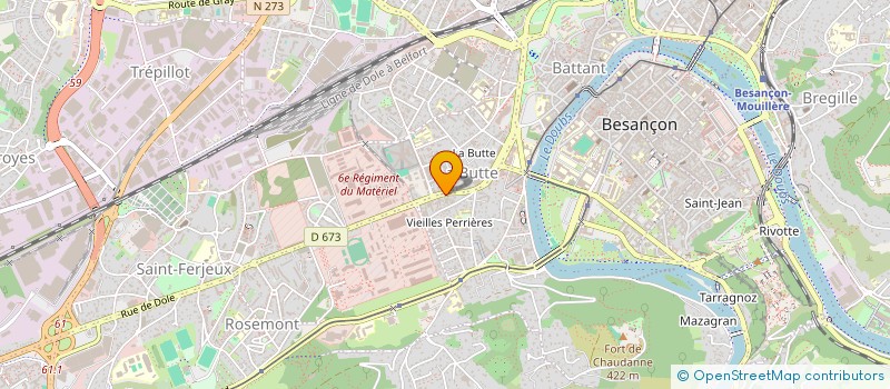 localisation de l'entreprise MONSIEUR ALAIN DROUHARD à BESANCON