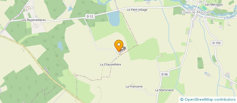 localisation de l'entreprise MONSIEUR ALAIN DRUET  CIRAN