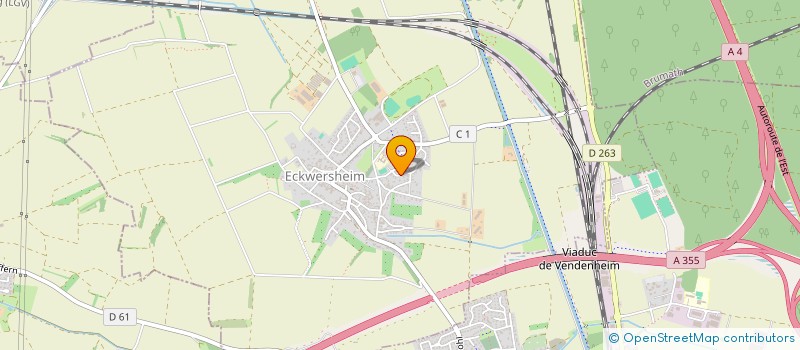 localisation de l'entreprise MONSIEUR ALAIN DRULANG  ECKWERSHEIM