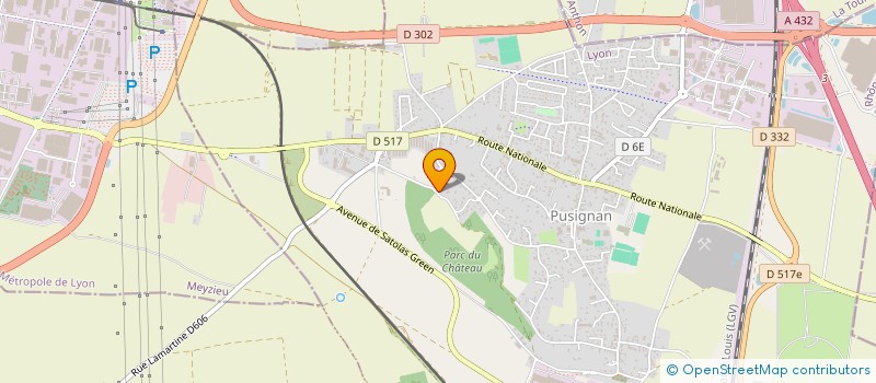 localisation de l'entreprise MONSIEUR ALAIN DRUT  PUSIGNAN