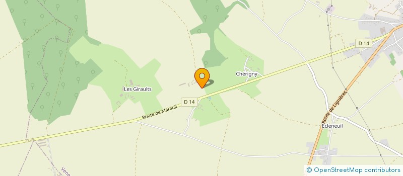 localisation de l'entreprise MONSIEUR ALAIN DU PONT DE ROMEMONT  VENESMES