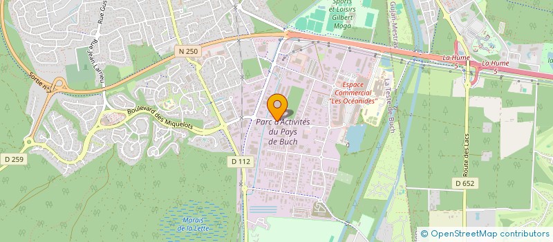localisation de l'entreprise MONSIEUR ALAIN DUBERN à LA TESTE-DE-BUCH