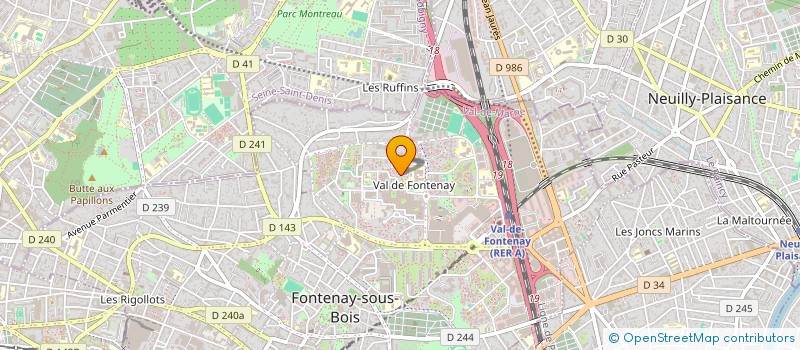 localisation de l'entreprise MONSIEUR ALAIN DUBOIS à FONTENAY-SOUS-BOIS
