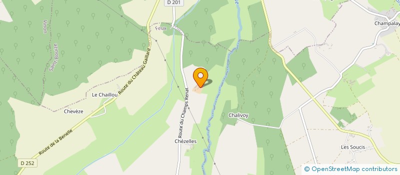 localisation de l'entreprise MONSIEUR ALAIN DUBOIS  FEUX