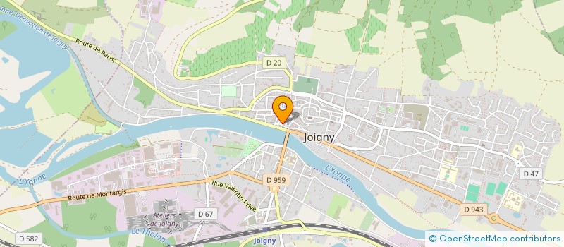 localisation de l'entreprise MONSIEUR ALAIN DUBOSQ à JOIGNY