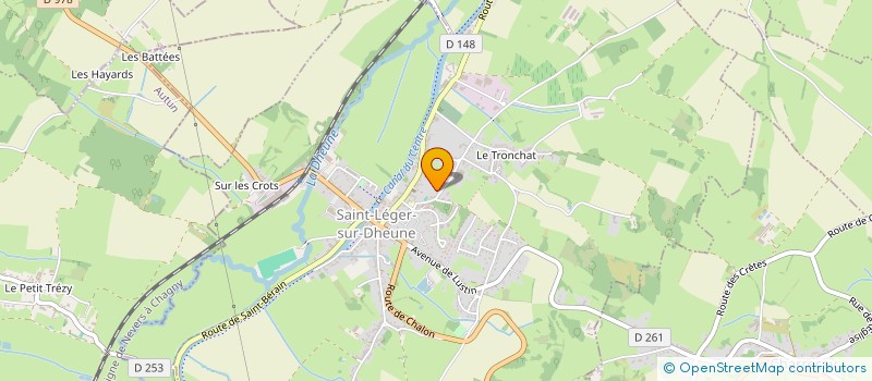 localisation de l'entreprise MONSIEUR ALAIN DUBOUIS  SAINT-LEGER-SUR-DHEUNE