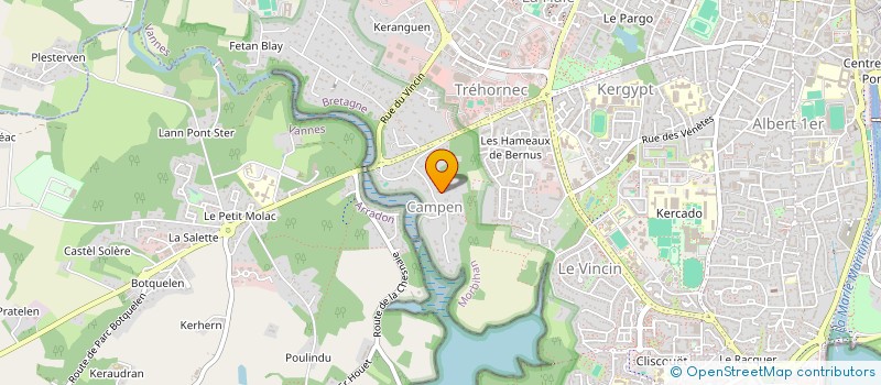 localisation de l'entreprise MONSIEUR ALAIN DUBREUIL à VANNES