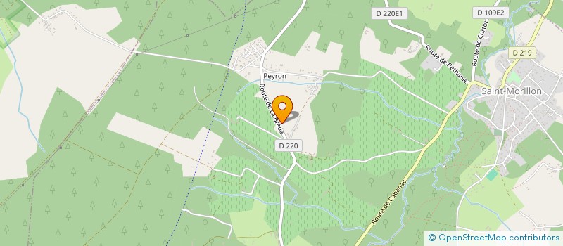 localisation de l'entreprise MONSIEUR ALAIN DUBROUS  SAINT-MORILLON