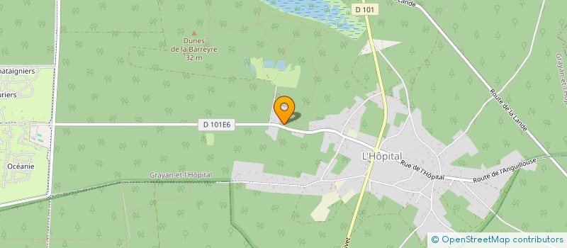 localisation de l'entreprise MONSIEUR ALAIN DUBROUS  GRAYAN-ET-L'HOPITAL