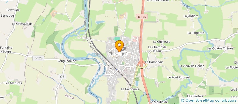 localisation de l'entreprise MONSIEUR ALAIN DUBUT  SAINT-MEDARD-SUR-ILLE