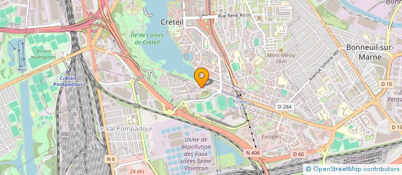 localisation de l'entreprise MONSIEUR ALAIN DUCHENE à CRETEIL
