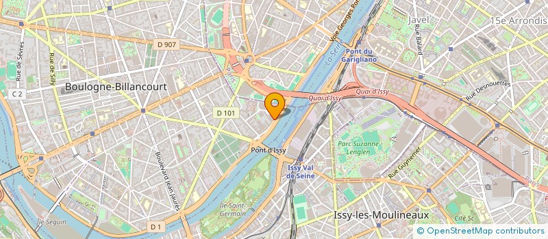 localisation de l'entreprise MONSIEUR ALAIN DUCHIER à BOULOGNE-BILLANCOURT