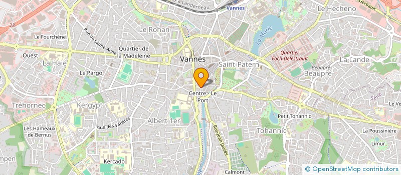 localisation de l'entreprise MONSIEUR ALAIN DUCLOUX à VANNES