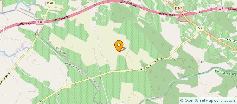 localisation de l'entreprise MONSIEUR ALAIN DUDON  POURRIERES