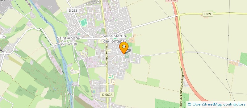 localisation de l'entreprise MONSIEUR ALAIN DUDOUET  SAINT-MARTIN-DE-FONTENAY