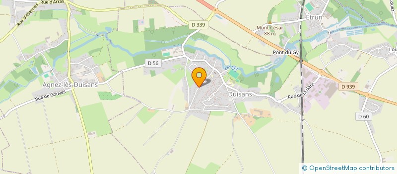 localisation de l'entreprise MONSIEUR ALAIN DUFETEL  DUISANS