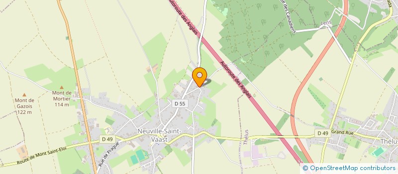 localisation de l'entreprise MONSIEUR ALAIN DUFOUR  NEUVILLE-SAINT-VAAST