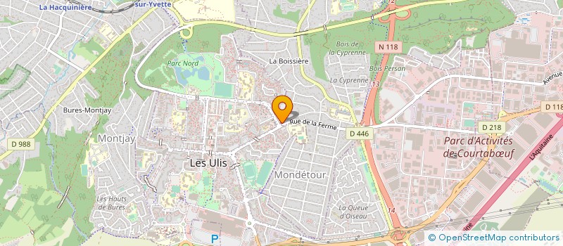 localisation de l'entreprise MONSIEUR ALAIN DUFOUR à ORSAY