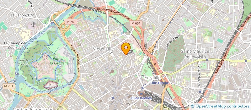 localisation de l'entreprise MONSIEUR ALAIN DUFOUR à LILLE