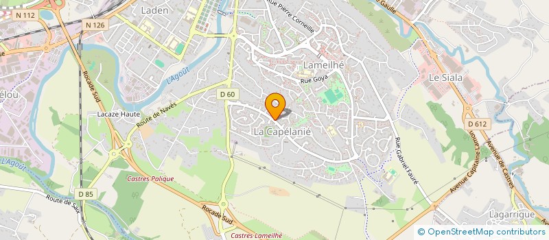 localisation de l'entreprise MONSIEUR ALAIN DUGNAC  CASTRES