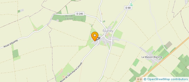 localisation de l'entreprise MONSIEUR ALAIN DUGUEY  EPANEY