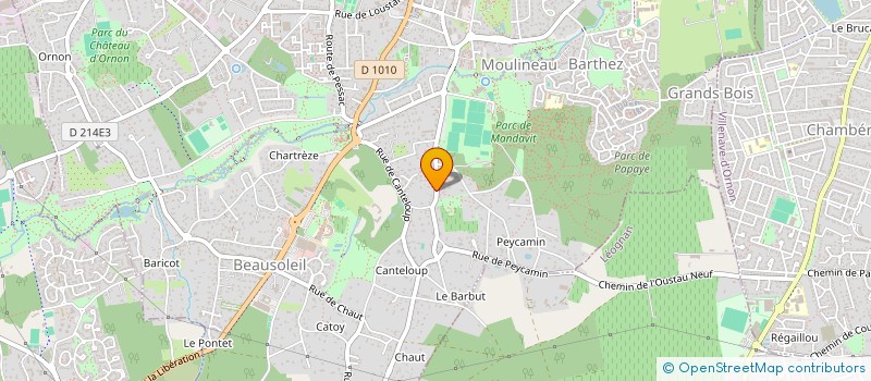 localisation de l'entreprise MONSIEUR ALAIN DULOU à GRADIGNAN