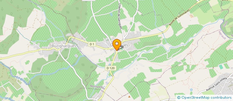 localisation de l'entreprise MONSIEUR ALAIN DUMAS à GALARGUES