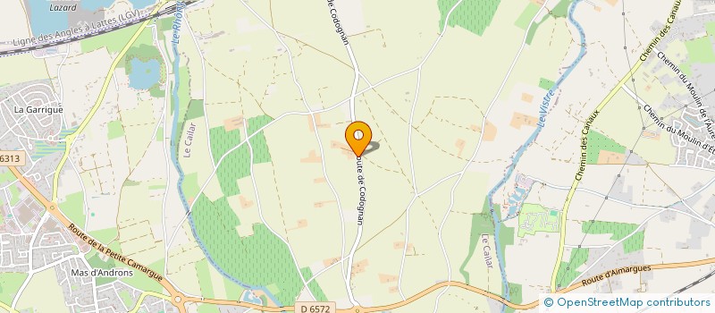 localisation de l'entreprise MONSIEUR ALAIN DUMAS  LE CAILAR