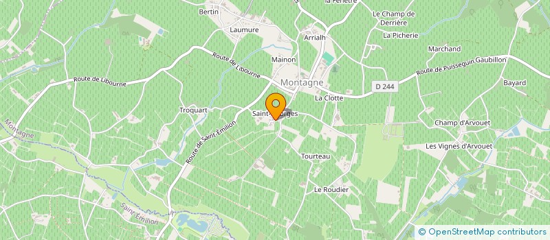 localisation de l'entreprise MONSIEUR ALAIN DUMAULIE à PUISSEGUIN