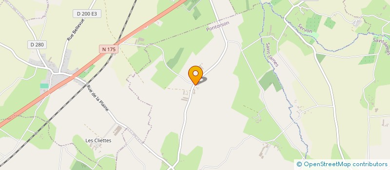 localisation de l'entreprise MONSIEUR ALAIN DUMONT  PONTORSON