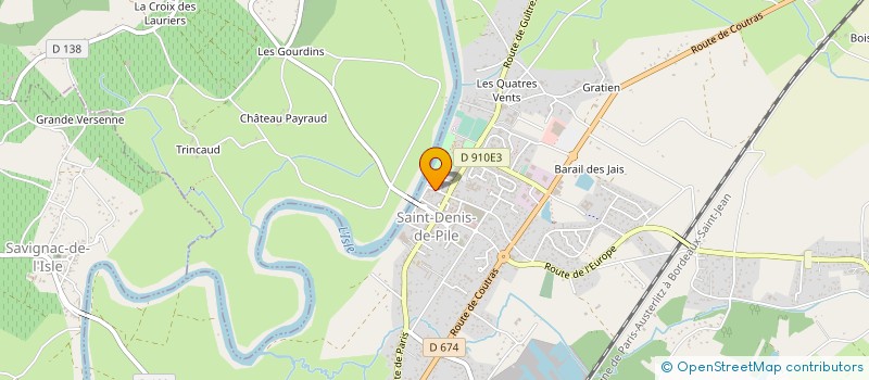 localisation de l'entreprise MONSIEUR ALAIN DUMONT  SAINT-DENIS-DE-PILE