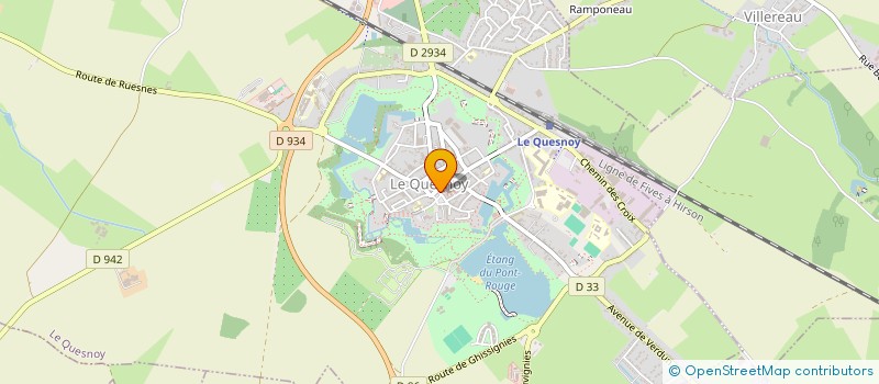 localisation de l'entreprise MONSIEUR ALAIN DUMORTIER à LE QUESNOY