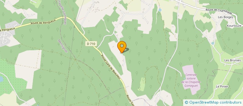 localisation de l'entreprise MONSIEUR ALAIN DUMOUCHET  LA CHAPELLE-GONAGUET