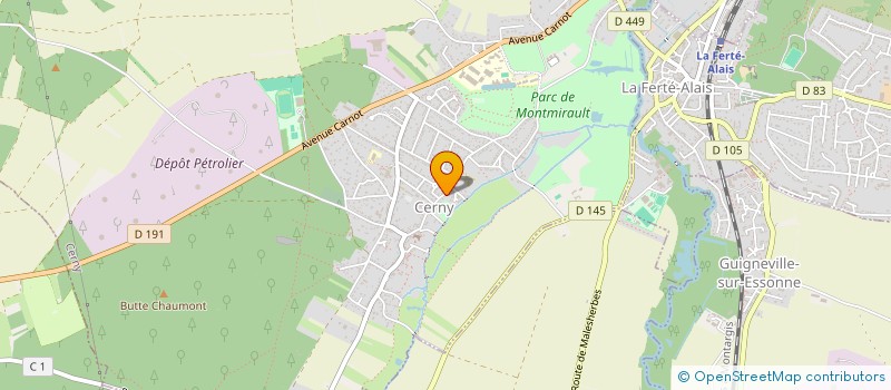 localisation de l'entreprise MONSIEUR ALAIN DUMOULIN à CERNY