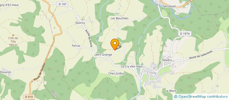 localisation de l'entreprise MONSIEUR ALAIN DUPANLOUP  CHILLY