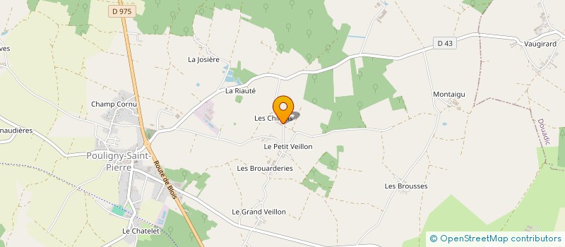 localisation de l'entreprise MONSIEUR ALAIN DUPLAIX à POULIGNY-SAINT-PIERRE