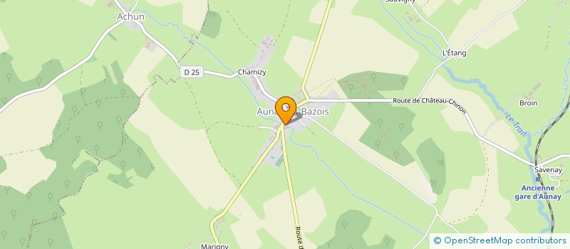 localisation de l'entreprise MONSIEUR ALAIN DUPLESSIS à TAMNAY-EN-BAZOIS