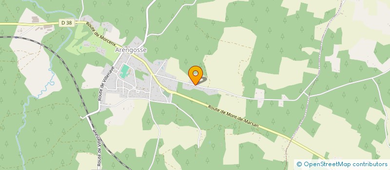 localisation de l'entreprise MONSIEUR ALAIN DUPONT  ARENGOSSE