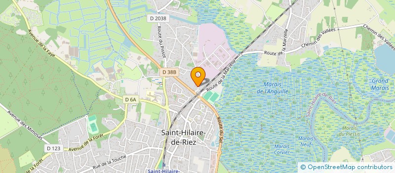 localisation de l'entreprise MONSIEUR ALAIN DUPONT à SAINT-HILAIRE-DE-RIEZ