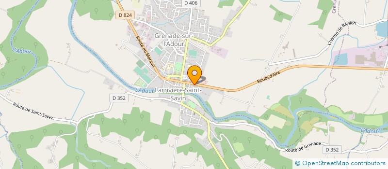 localisation de l'entreprise MONSIEUR ALAIN DUPOUY  GRENADE-SUR-L'ADOUR