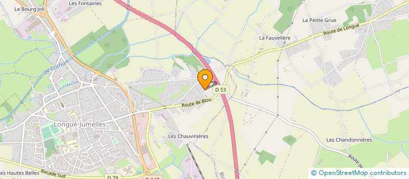 localisation de l'entreprise MONSIEUR ALAIN DUPUIS  LONGUE-JUMELLES