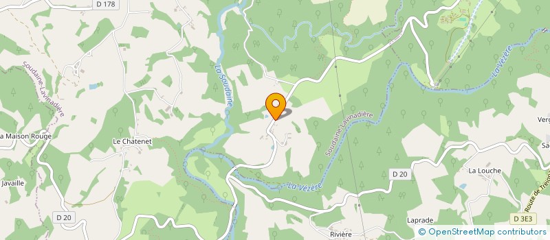 localisation de l'entreprise MONSIEUR ALAIN DUPUY  SOUDAINE-LAVINADIERE