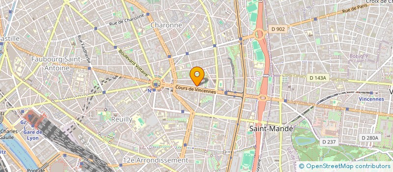 localisation de l'entreprise MONSIEUR ALAIN DUQUESNE  PARIS