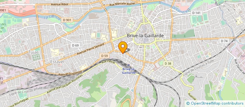 localisation de l'entreprise MONSIEUR ALAIN DURAND à BRIVE-LA-GAILLARDE