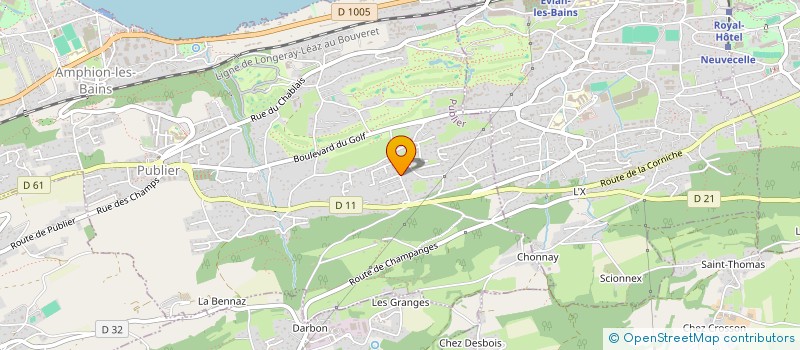 localisation de l'entreprise MONSIEUR ALAIN DURAND  PUBLIER