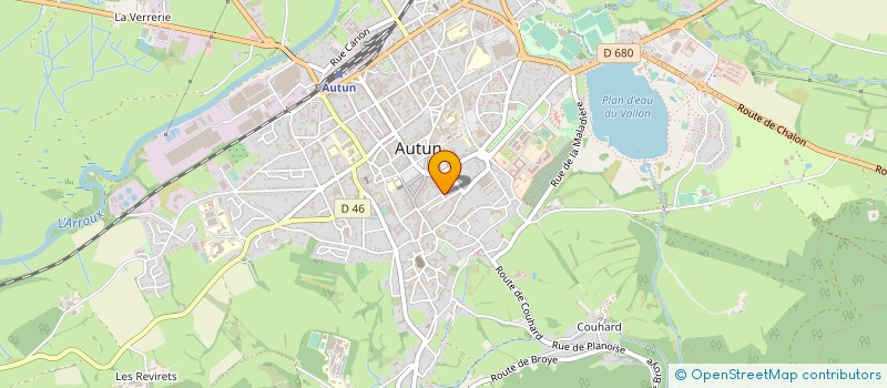 localisation de l'entreprise MONSIEUR ALAIN DURAND à AUTUN