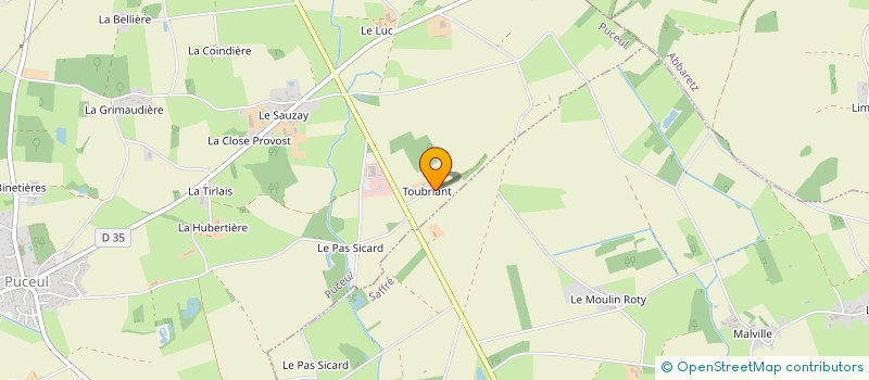 localisation de l'entreprise MONSIEUR ALAIN DURAND  PUCEUL